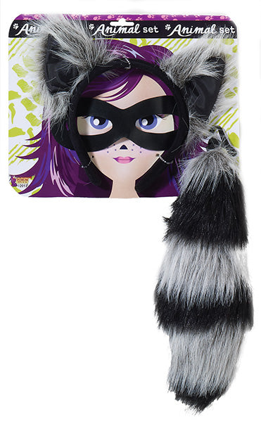 Raccoon Costume Accessory Kit Adult