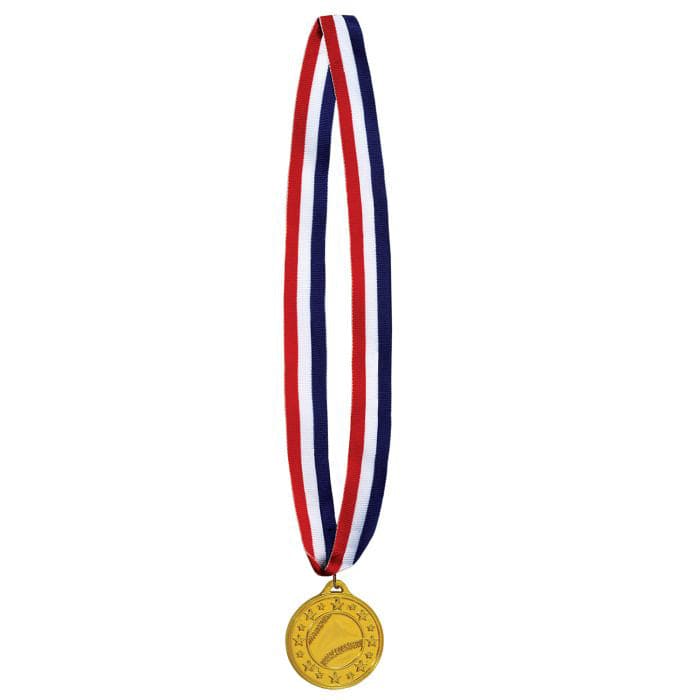 Medal With Ribbon Baseball