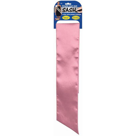 Create your own Satin Sash - Pink