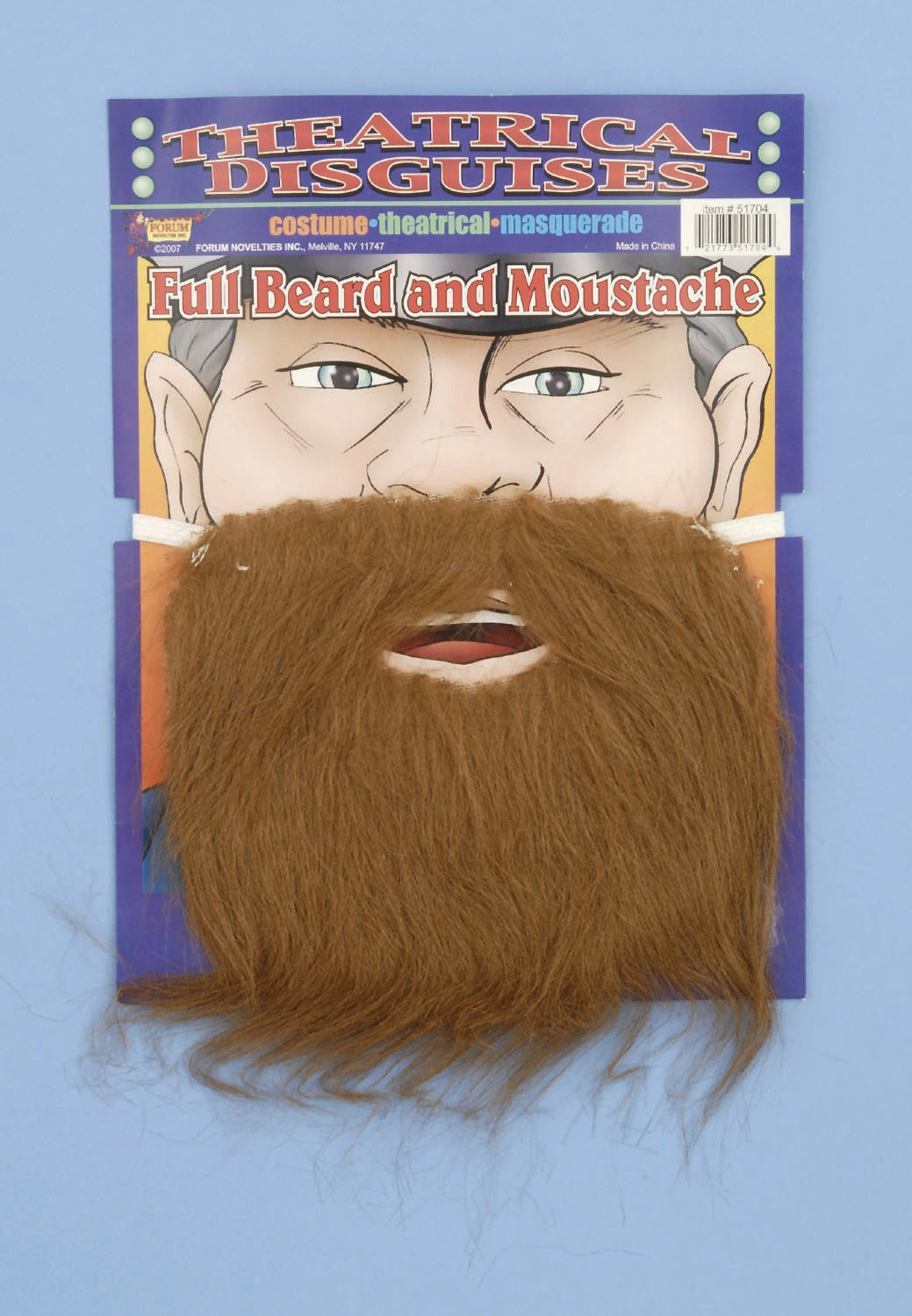 Pirate Beard and Mustache Brown