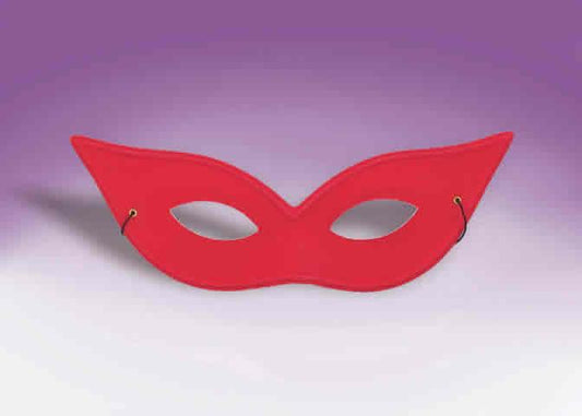 Red Harlequin Eye Mask