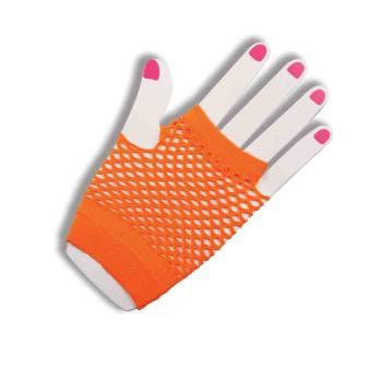 80's Fishnet Fingerless Short Glove Or