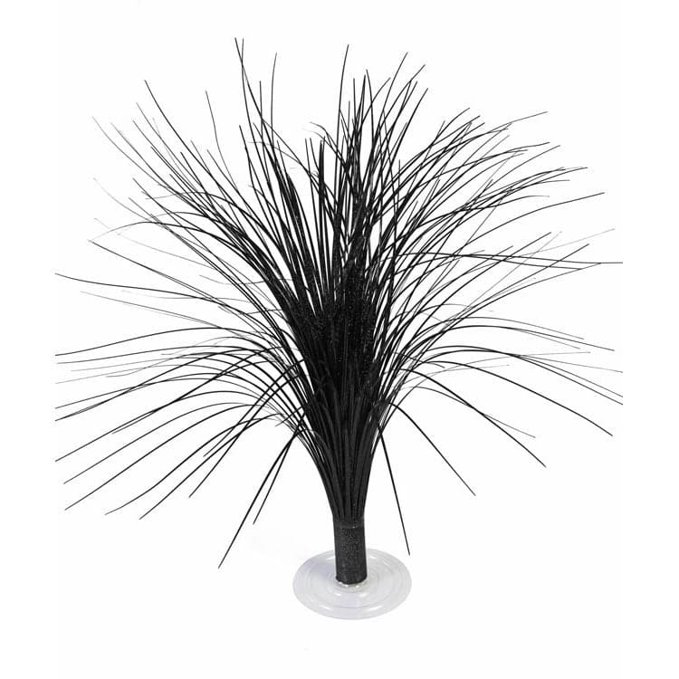 Fountain Spray Holographic Black Centerpiece 18in