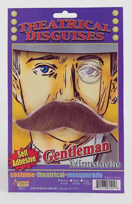 Gentlemen Style Brown Mustache