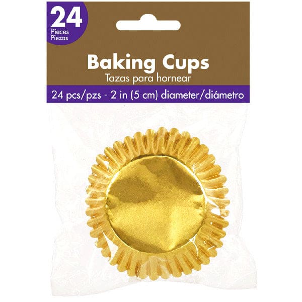 Gold Baking Cupcake Cups 25ct