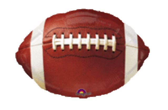 Football Shaped 18in Metallic Balloon