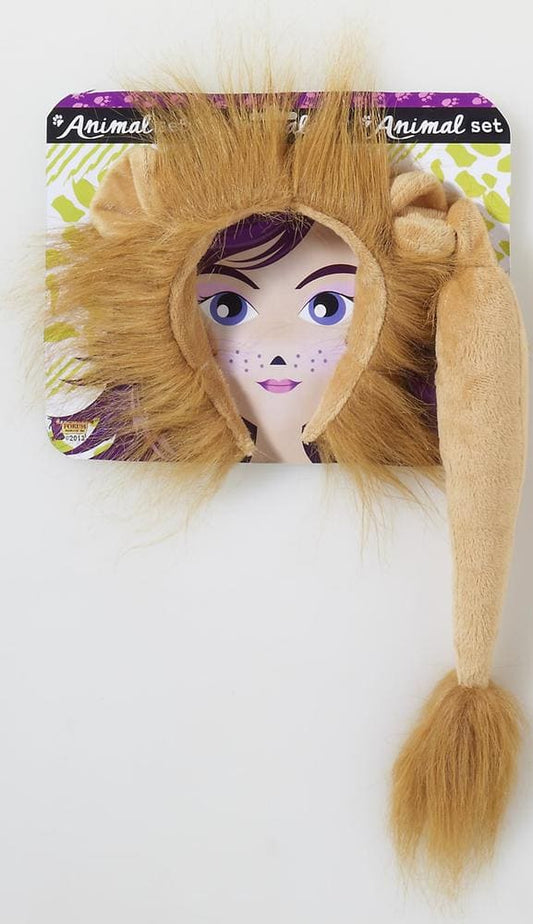Lion with Tail Animal Costume Kit