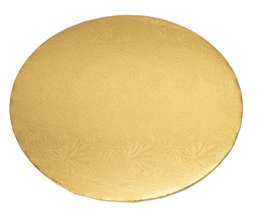 Foil Covered Cake Board 12" Gold 1ct