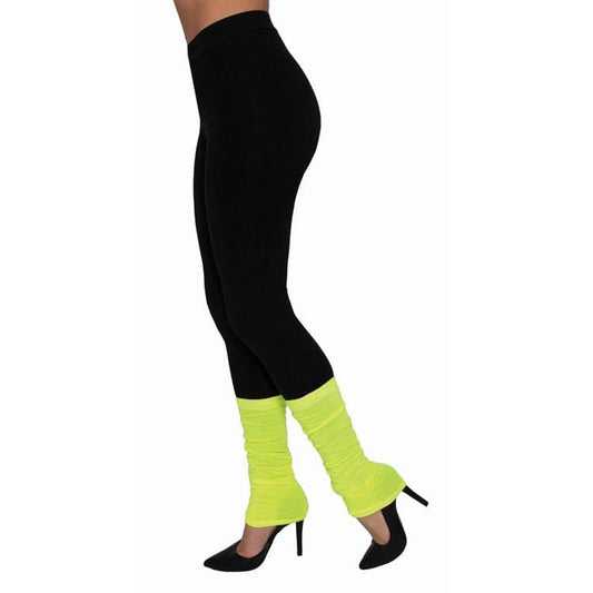 Neon Yellow Leg Warmers