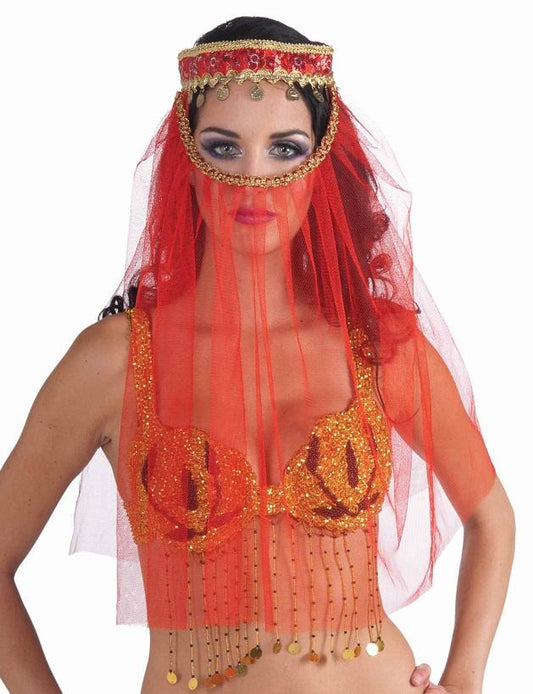 Harem Desert Princess Red Headpiece
