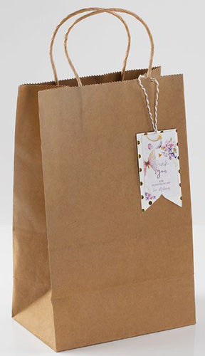 Paper Tote Treat Bags Natural 8ct