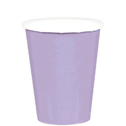 Lavender 9oz Paper Cups 20 Ct