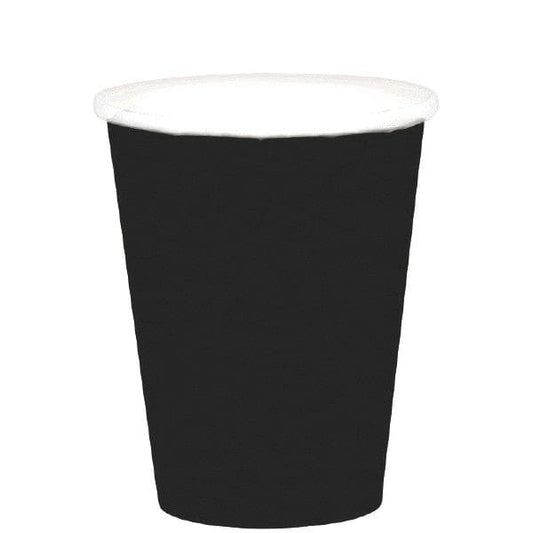 Jet Black 9oz Paper Cups 20 Ct