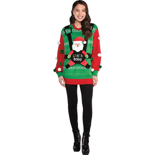 Santa Baby Ugly Sweater Adult