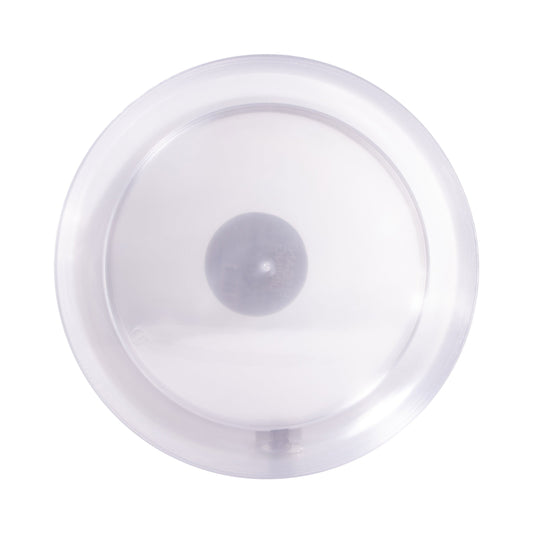 Clear 9in Round Plastic Plates 18ct