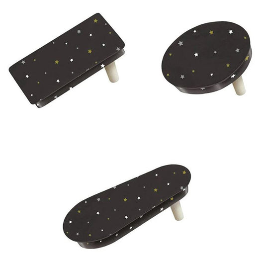 New Year Metal Noisemakers Assorted Shapes 1ct
