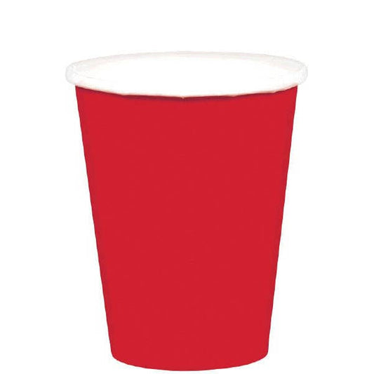 Apple Red 9oz Paper Cups 20 Ct