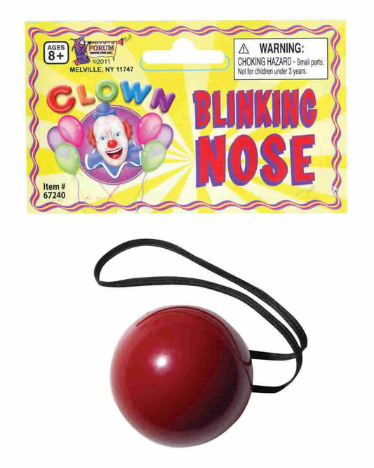 Blinking Clown Plastic Nose