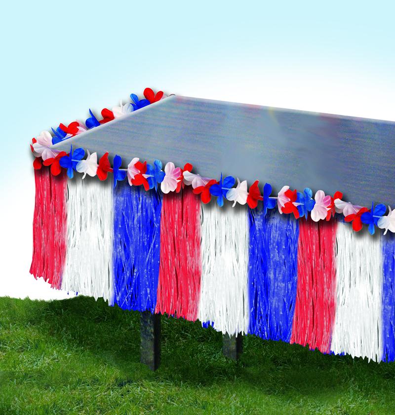 Patriotic Table Skirt