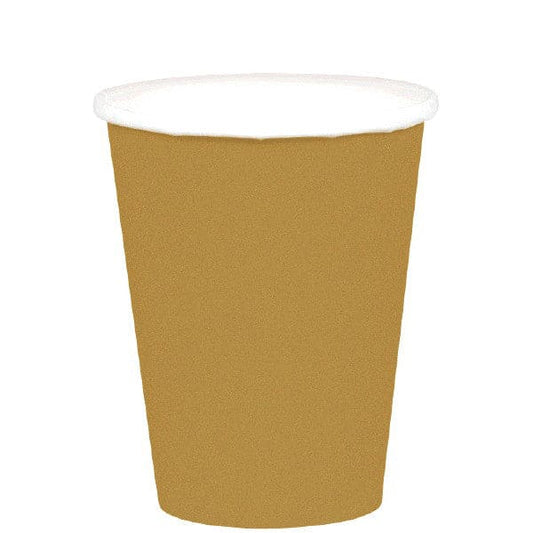 Gold 9oz Paper Cups 20 Ct