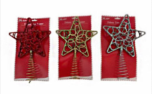 Christmas Tree Diecut Star Topper 1ct