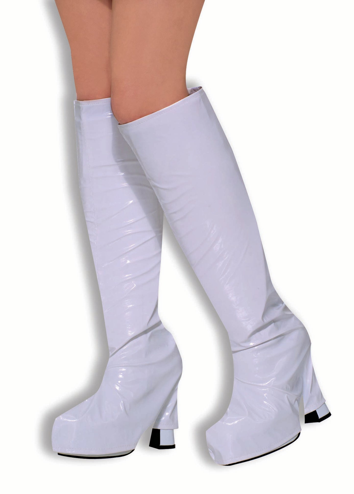 60'S Go-Go Boot Tops White