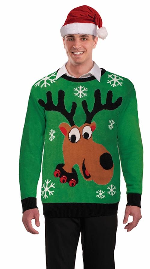 Reindeer Ugly Christmas Holiday Sweater