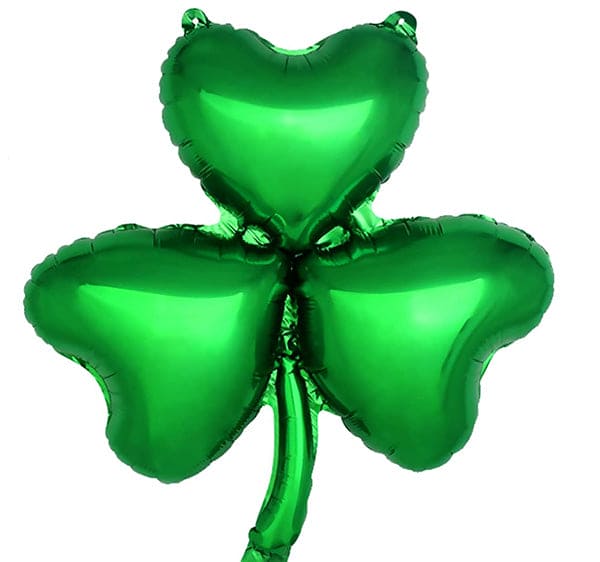 Shamrock 18in Metallic Balloon ( Does not Float)