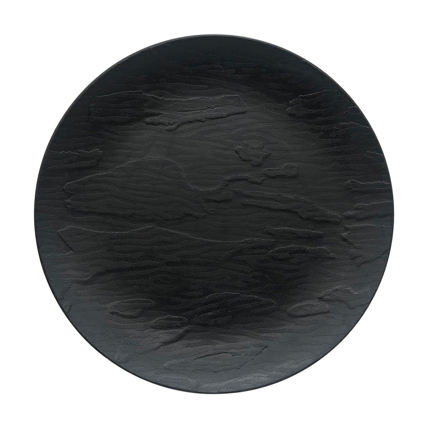 Black Rugged Slate 9.5in Plates 20 Ct