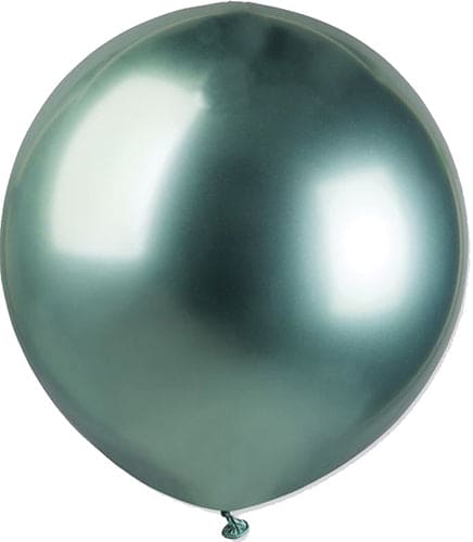 Green 19in Shiny Latex Balloons 25 Ct