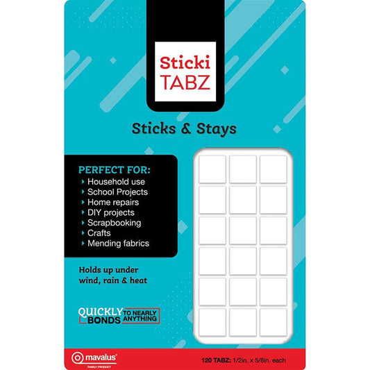 Stiki TABZ "Mavalus" Sticks and Stays Tabs