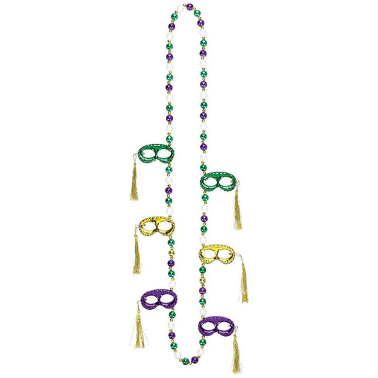 Mardi Gras Mask Necklace