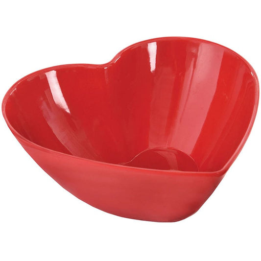 Heart Shaped Melamine 7in Bowl