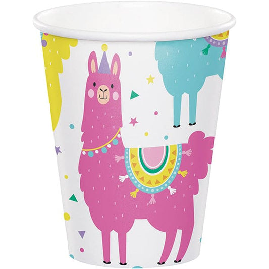 Llama Party 9oz Paper Cups