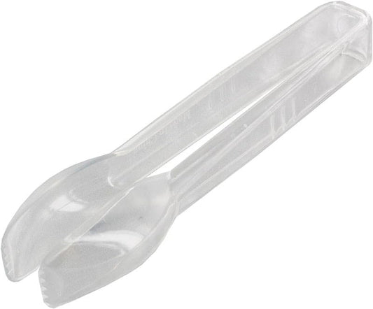 Clear Plastic Food Service Tongs 4ct