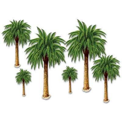 Tropical Palm Tree Props
