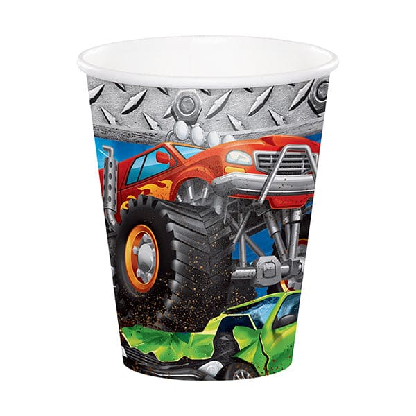 Monster Truck Rally 9oz Cups