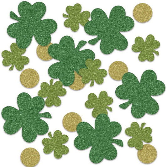 Shamrock & Coin Deluxe Sparkle Confetti 0.5oz