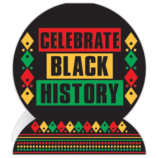 Celebrate Black History 3-D Centerpiece 10in