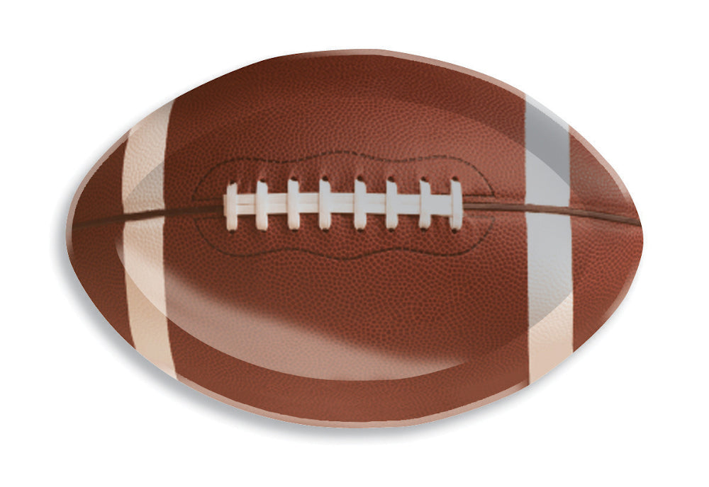 Football Plastic Serving Tray 17in