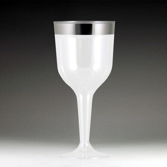 Regal Ultra 10oz Wine Glass with Silver Trim 6ct
