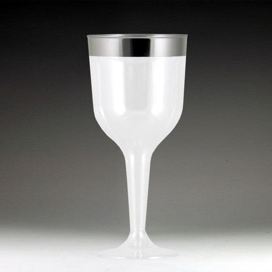 Regal Ultra 10oz Wine Glass with Silver Trim 6ct