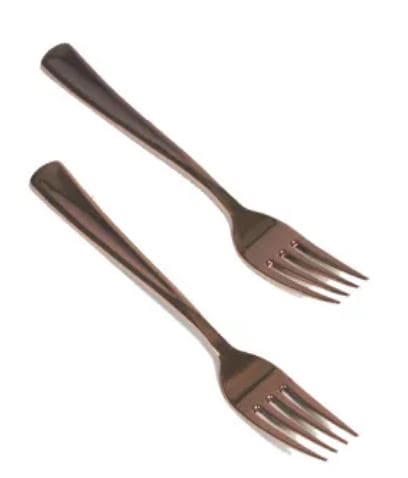 Regal Metalized Rose Gold Fork 20ct