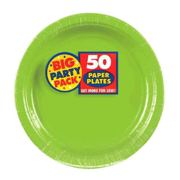 Kiwi Big Party Pack Paper Plates, 7" 50 count