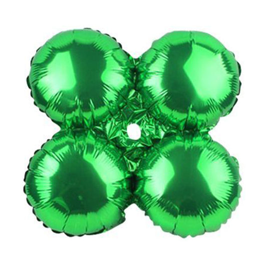 30in Quad Metallic Green Balloon