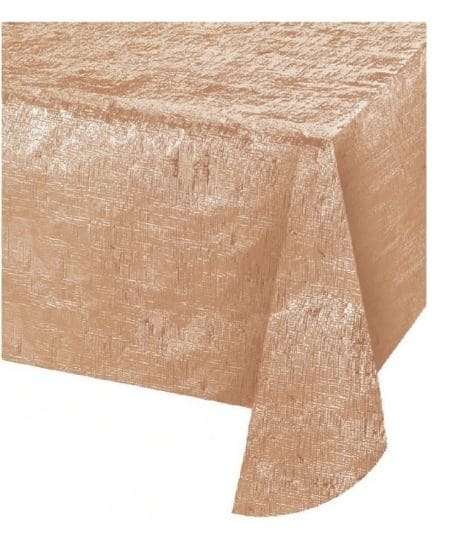 Metallic Rose Gold 54in x 108in Table Cover
