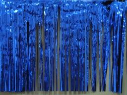 Royal Blue Metallic Curtain