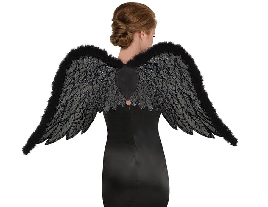 Fallen Black Angel Wings