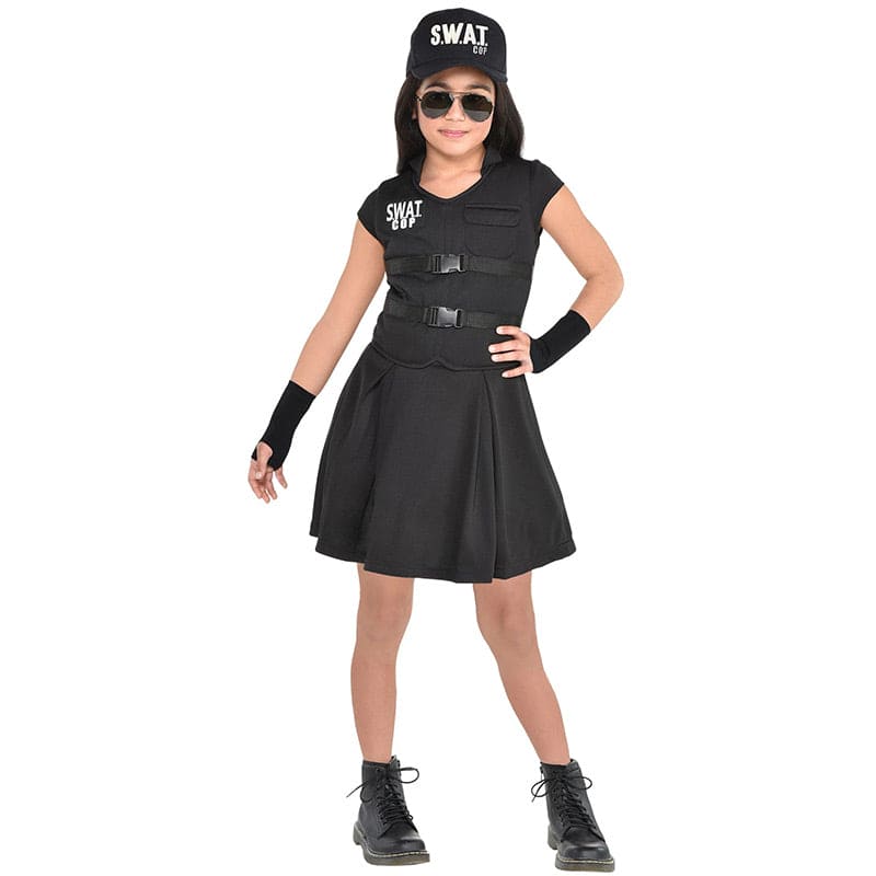 S.W.A.T Police Cop Girl Costume