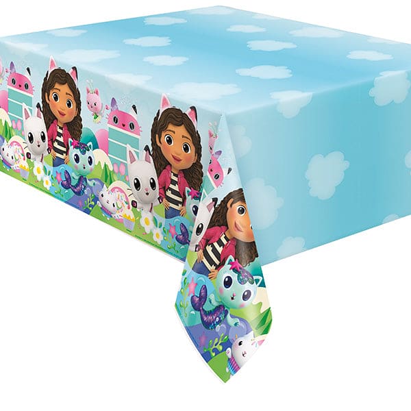 Gabby's Dollhouse 54 x 84in Plastic Table Cover
